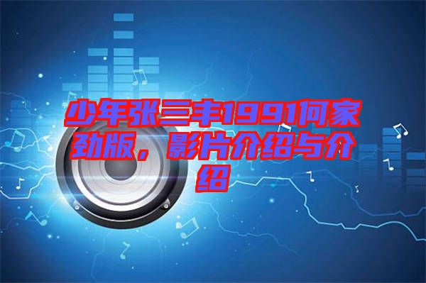 少年張三豐1991何家勁版，影片介紹與介紹