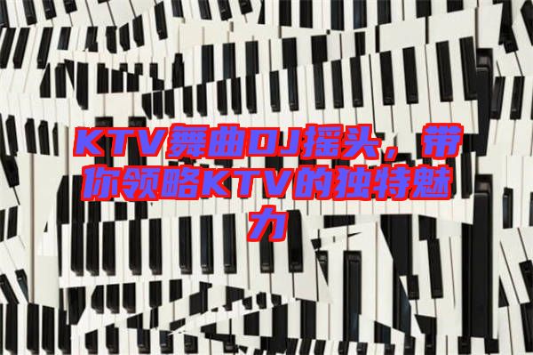 KTV舞曲DJ搖頭，帶你領(lǐng)略KTV的獨(dú)特魅力