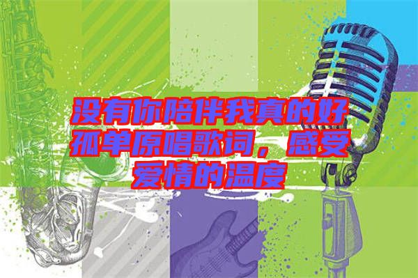 沒(méi)有你陪伴我真的好孤單原唱歌詞，感受愛(ài)情的溫度