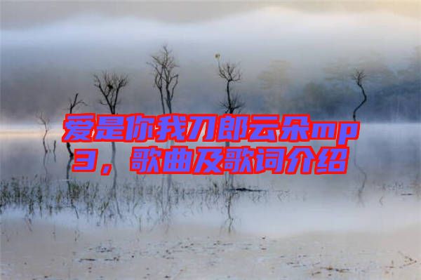 愛是你我刀郎云朵mp3，歌曲及歌詞介紹