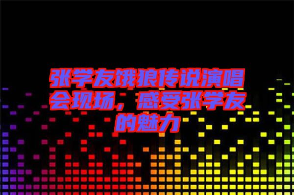 張學友餓狼傳說演唱會現(xiàn)場，感受張學友的魅力
