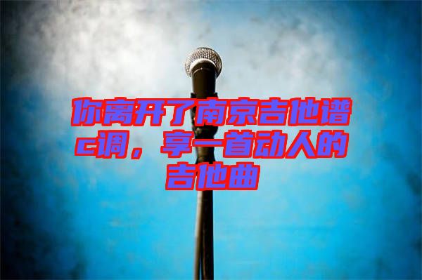 你離開了南京吉他譜c調(diào)，享一首動(dòng)人的吉他曲