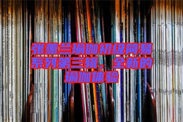 張蕙蘭瑜伽初級簡易系列第三輯，全新的瑜伽體驗