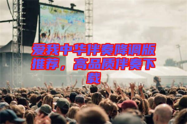 愛我中華伴奏降調(diào)版推薦，高品質(zhì)伴奏下載
