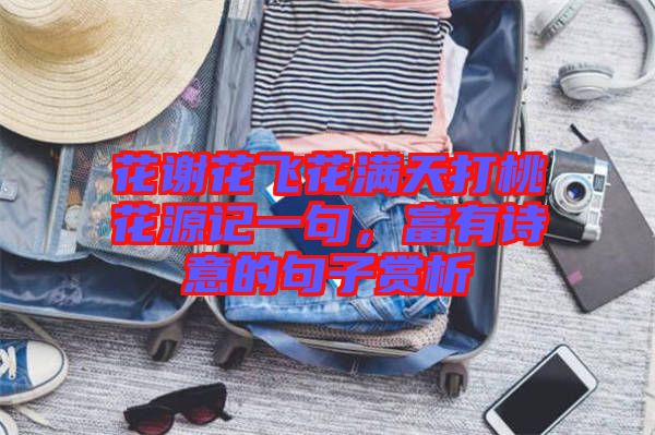 花謝花飛花滿天打桃花源記一句，富有詩(shī)意的句子賞析