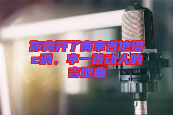 你離開了南京吉他譜c調(diào)，享一首動(dòng)人的吉他曲