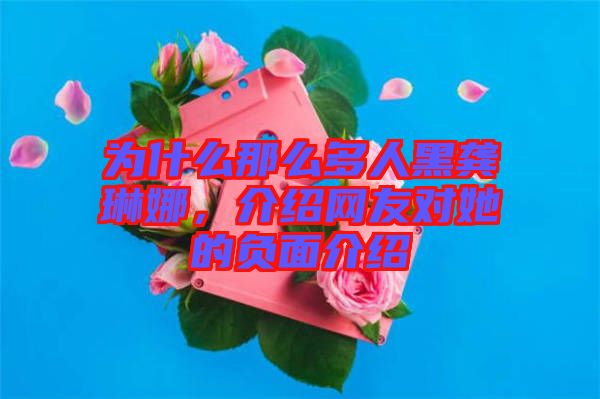 為什么那么多人黑龔琳娜，介紹網(wǎng)友對(duì)她的負(fù)面介紹