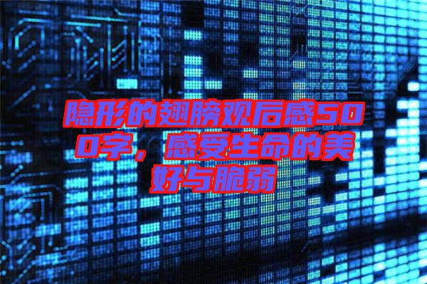隱形的翅膀觀后感500字，感受生命的美好與脆弱