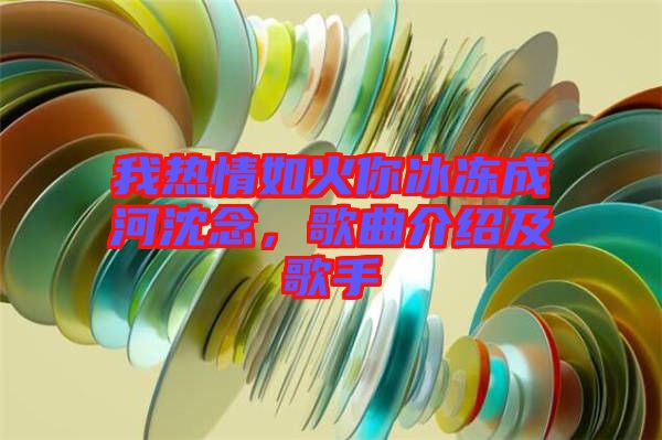 我熱情如火你冰凍成河沈念，歌曲介紹及歌手