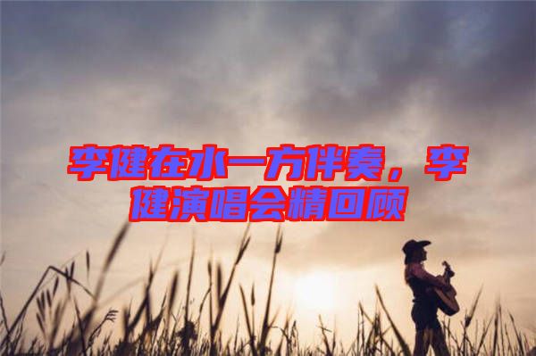李健在水一方伴奏，李健演唱會精回顧