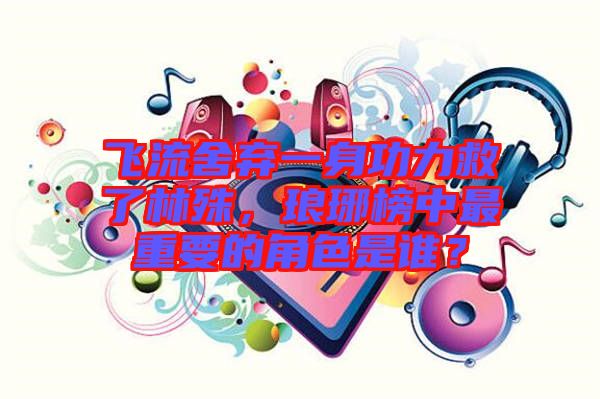 飛流舍棄一身功力救了林殊，瑯琊榜中最重要的角色是誰(shuí)？