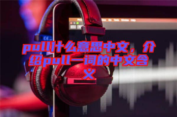 pull什么意思中文，介紹pull一詞的中文含義