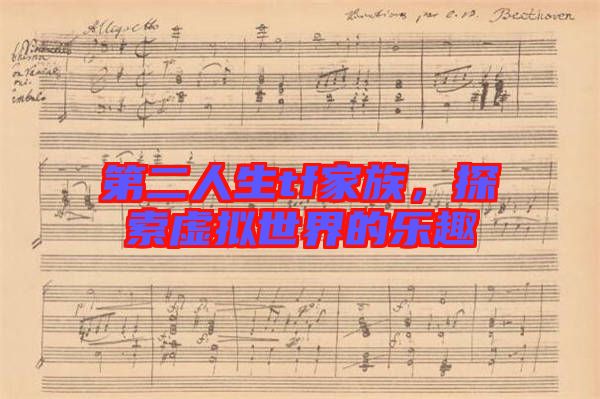第二人生tf家族，探索虛擬世界的樂(lè)趣