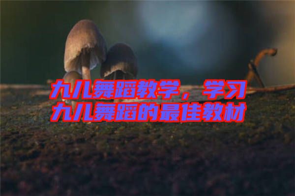 九兒舞蹈教學(xué)，學(xué)習(xí)九兒舞蹈的最佳教材