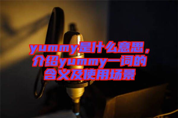 yummy是什么意思，介紹yummy一詞的含義及使用場(chǎng)景