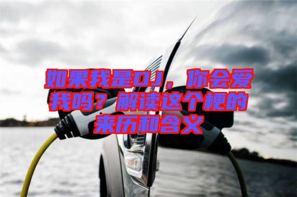 如果我是DJ，你會愛我嗎？解讀這個梗的來歷和含義