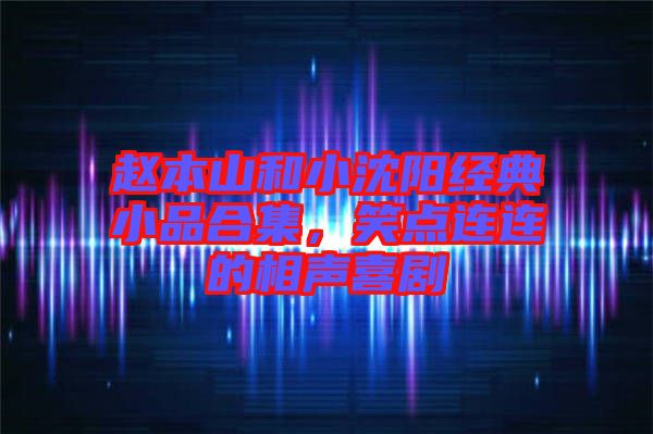 趙本山和小沈陽(yáng)經(jīng)典小品合集，笑點(diǎn)連連的相聲喜劇