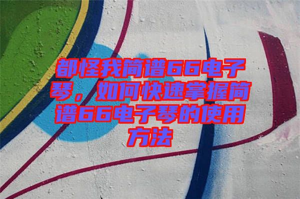 都怪我簡譜66電子琴，如何快速掌握簡譜66電子琴的使用方法